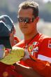 Früher saß Schumacher in einem Ferrari