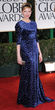 Michelle Williams trug ein blaues Leo-Kleid