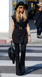 Rachel Zoe wurde in Los Angeles im schwarzen Komplett-Look gesichtet