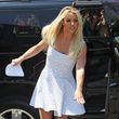 Britney Spears hatte auch igre Probleme, auf High Heels zu laufen