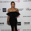Kat Graham irritierte durch eine eckige Applikation am Dekolleté