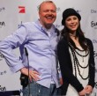 Lena mit ihrem Mentor Stefan Raab Lena mit ihrem Mentor Stefan Raab