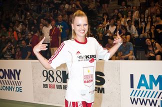 Doreen Steinert meldete sich beim Kiss-Cup zurück