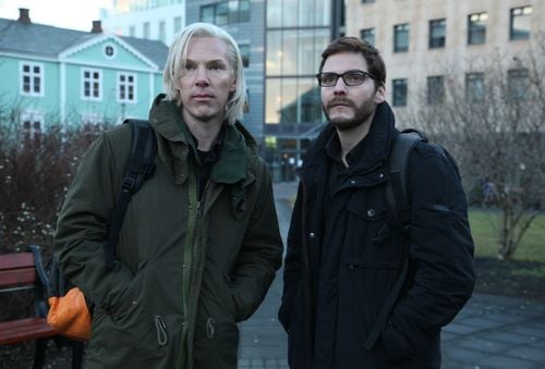 Benedict Cumberbatch und Daniel Brühl in The Fifth Estate