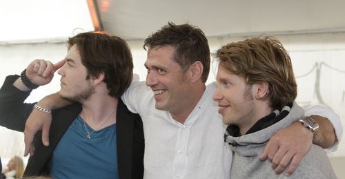 Björn, Frederic und Bernhard schauen gerne EM-Spiele