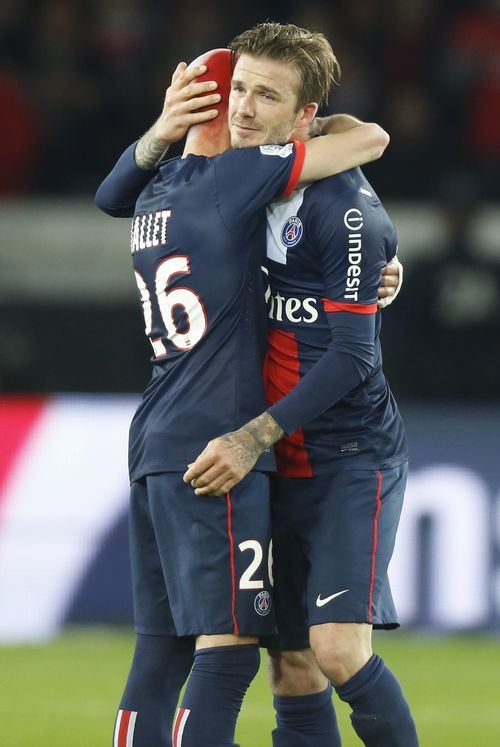 David Beckham nahm gestern seinen Abschied vom Profi-Fussball