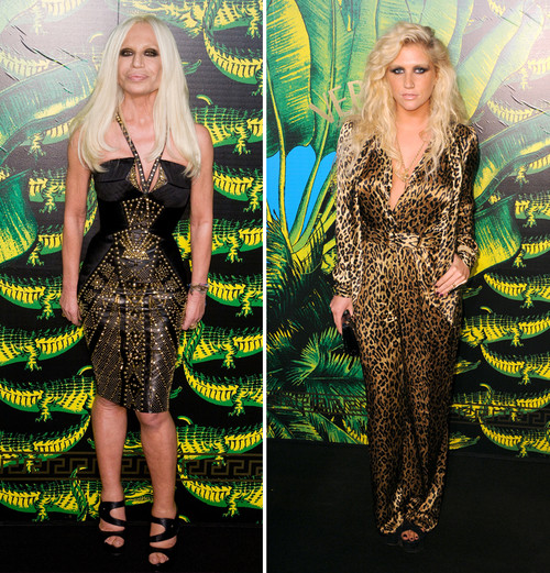 Kesha, Donatella Versace - Donatella Versace und Kesha sehen ziemlich gleich aus Kesha, Donatella Versace - Donatella Versace und Kesha sehen ziemlich gleich aus