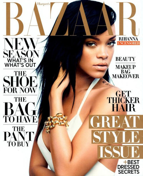 Rihanna ziert das Cover der Haper's Bazaar Rihanna ziert das Cover der Haper's Bazaar