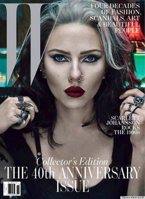 Scarlett Johansson ist aktuell auf dem Cover des W-Magazins zu sehen Scarlett Johansson ist aktuell auf dem Cover des W-Magazins zu sehen