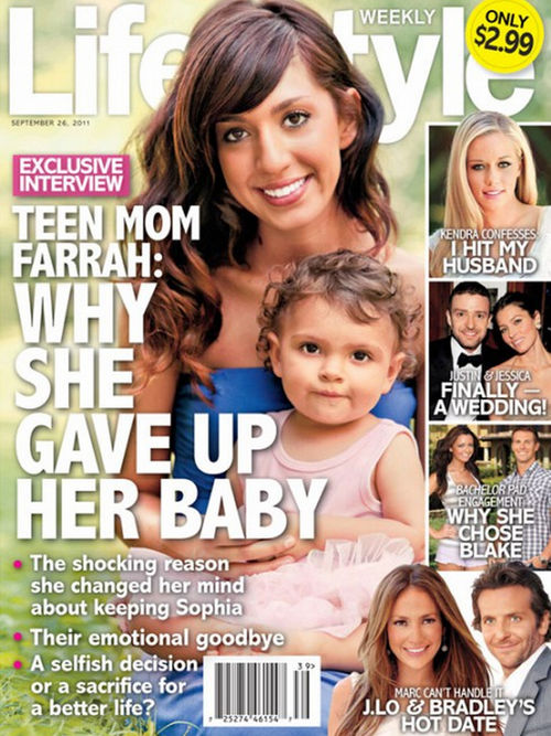Teen Mom Farrah gab das Sorgerecht ihrer 2-jährigen Tochter ab Teen Mom Farrah gab das Sorgerecht ihrer 2-jährigen Tochter ab