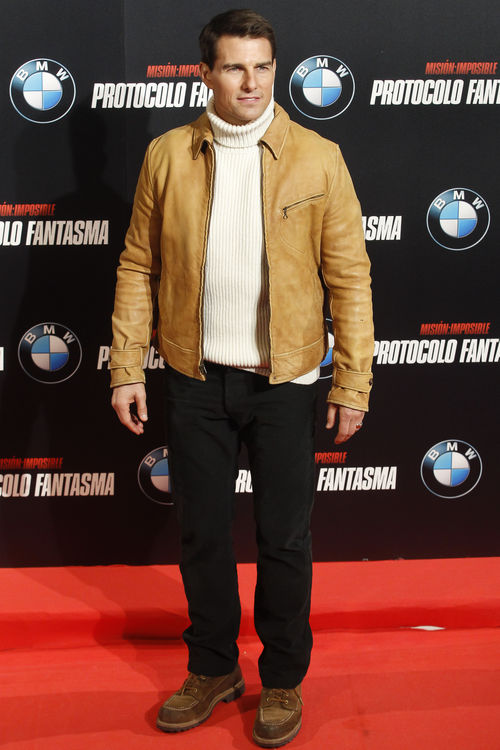 Ganz lässig gekleidet zeigte sich Tom Cruise zur Premiere in Madrid Ganz lässig gekleidet zeigte sich Tom Cruise zur Premiere in Madrid