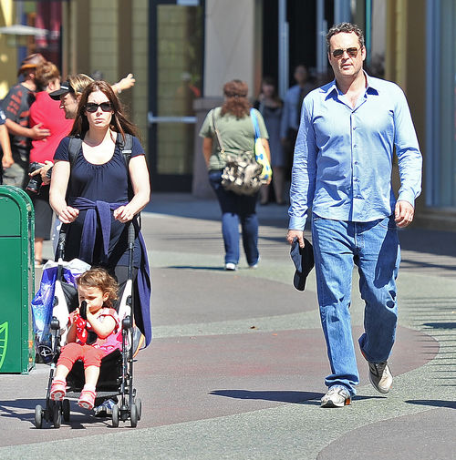 Vince Vaughn war jetzt mit seiner schwangeren Frau im Disneyland