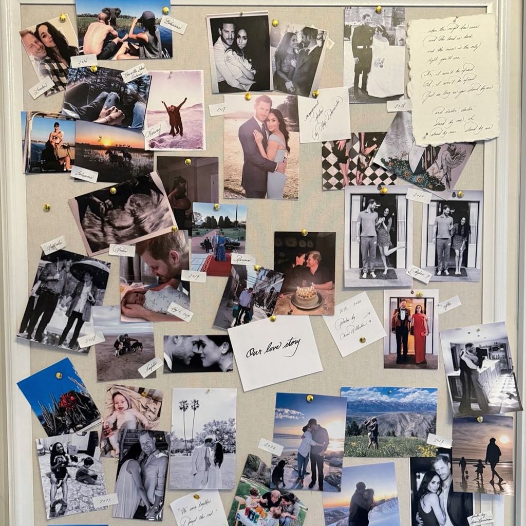 Herzogin Meghans Collage zum siebten Hochzeitstag, 2025
