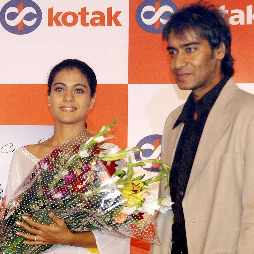 Kajol und Ajay Devgn, August 2005