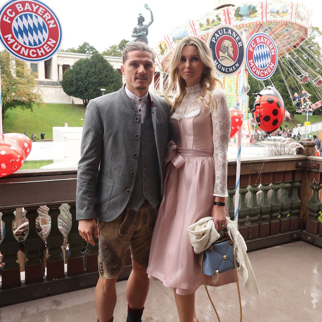 Marcel Sabitzer und Katja Kühne im September 2022