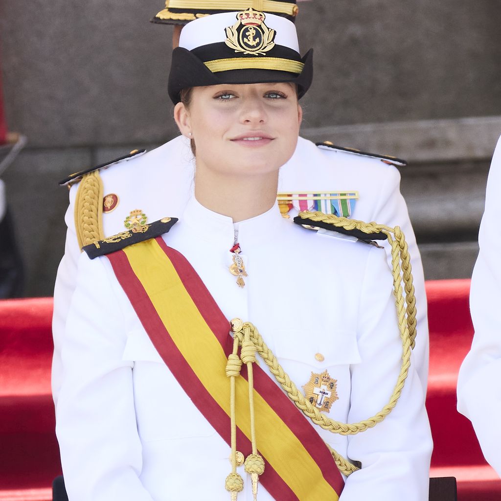 Prinzessin Leonor bei der Verleihung des königlichen Verdienstkreuzes, Juli 2025