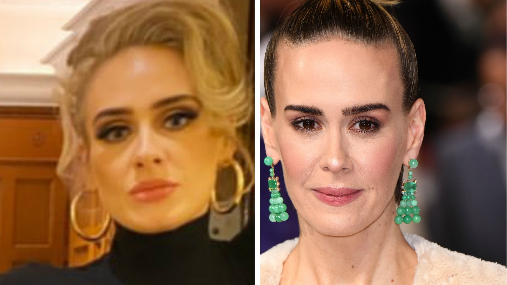 Grosse Ahnlichkeit Mit Adele So Findet Es Sarah Paulson Promiflash De