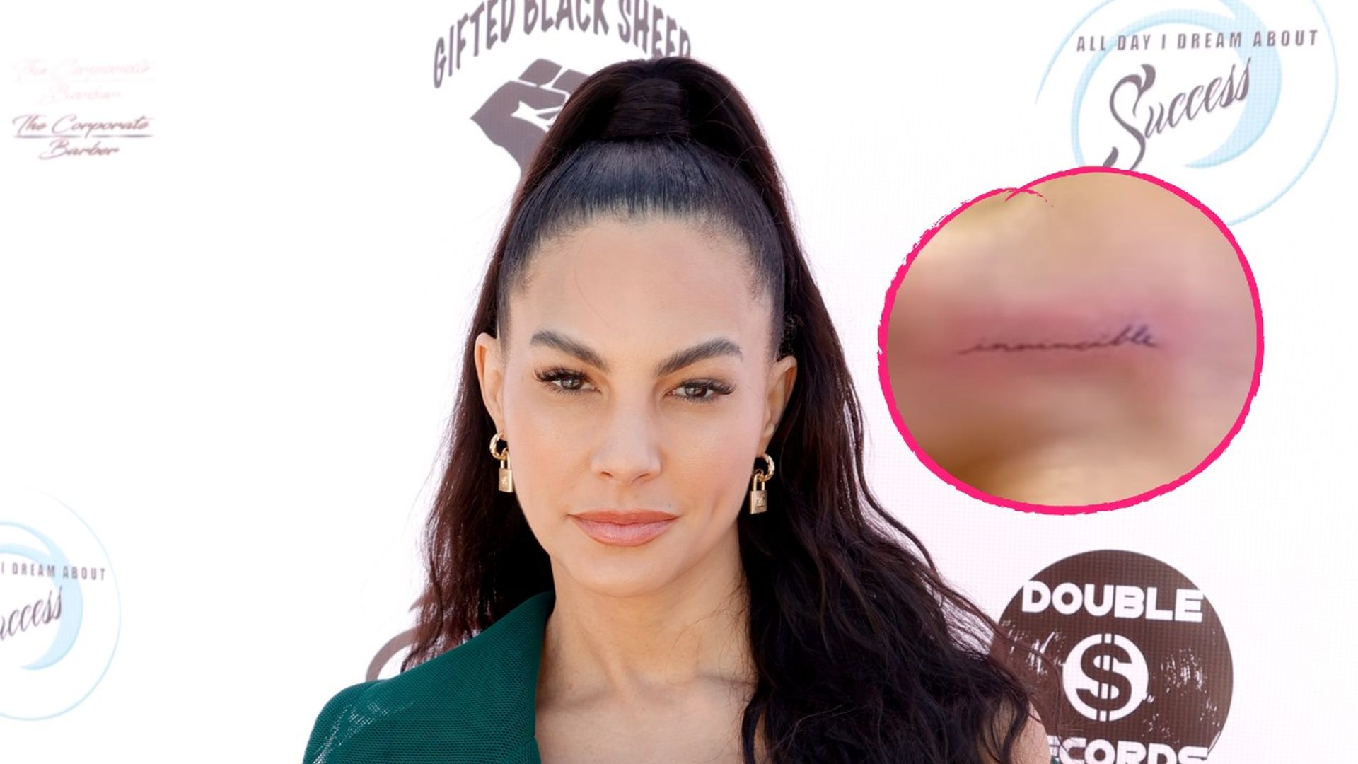 Fast im Gesicht "Selling Sunset"Amanza zeigt neues Tattoo(02)