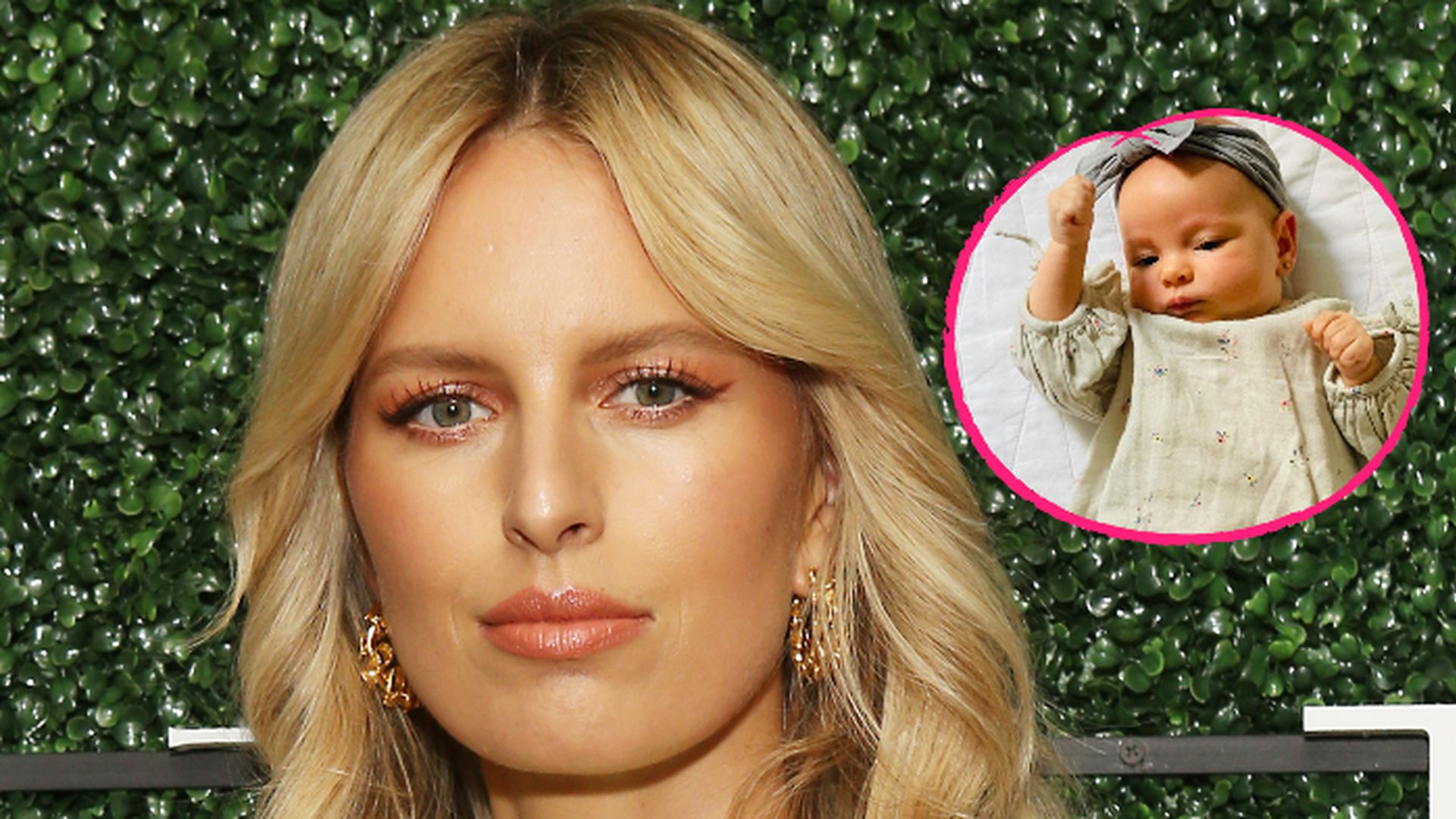 Schon drei Monate alt So groß ist Karolina Kurkovas Tochter