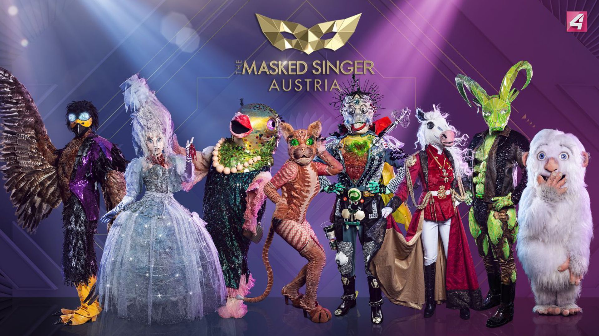 Das sind die "The Masked Singer"-Kostüme aus Österreich ...