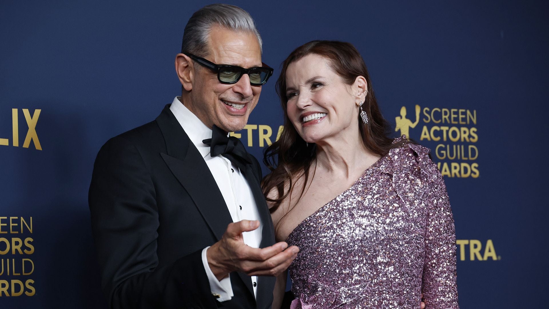 Jeff Goldblum Geena Davis Geena Davis, 68, And Jeff Goldblum, 71,