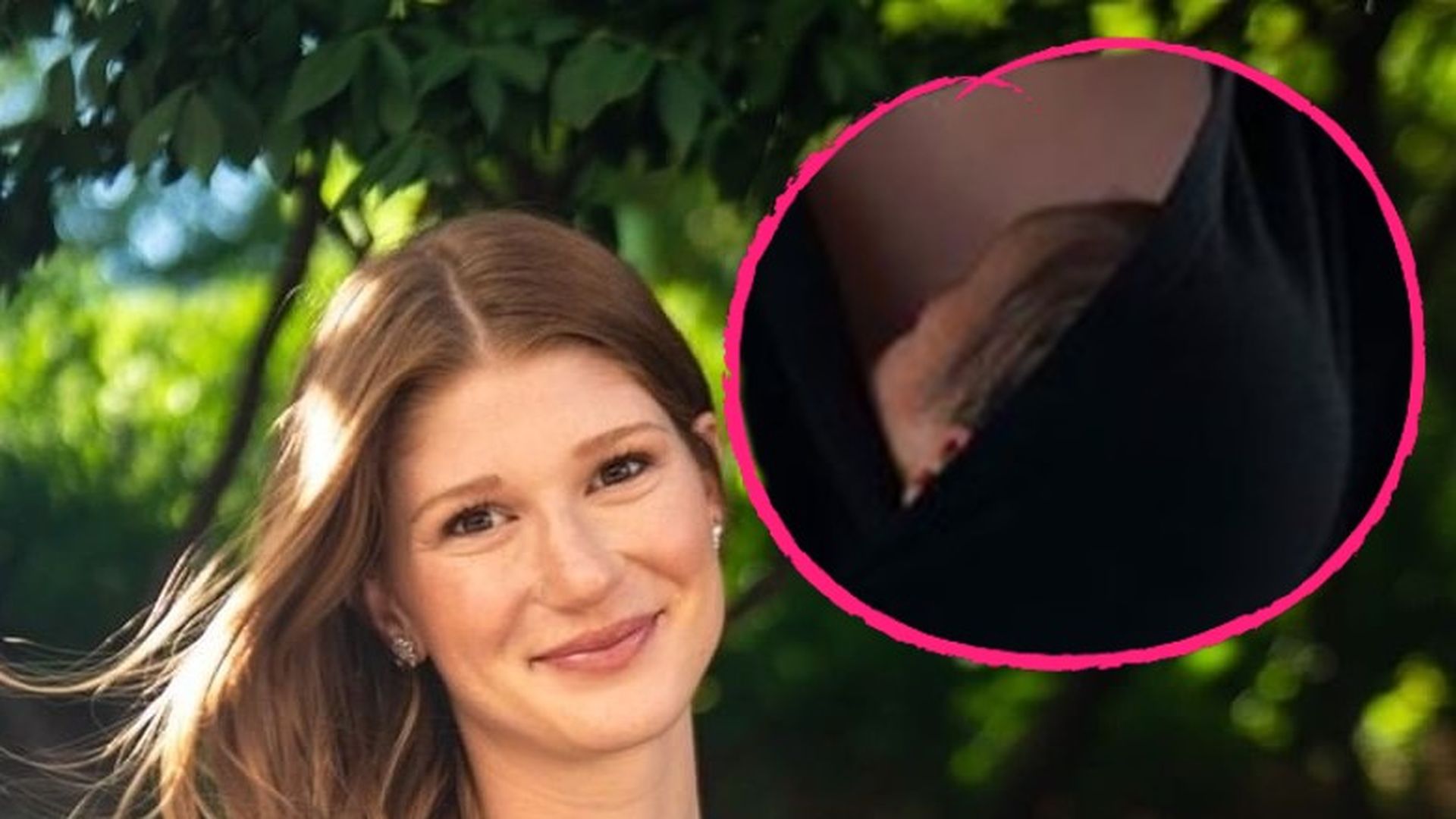 Premiere NeuMama Jennifer Gates zeigt den Kopf ihres Babys