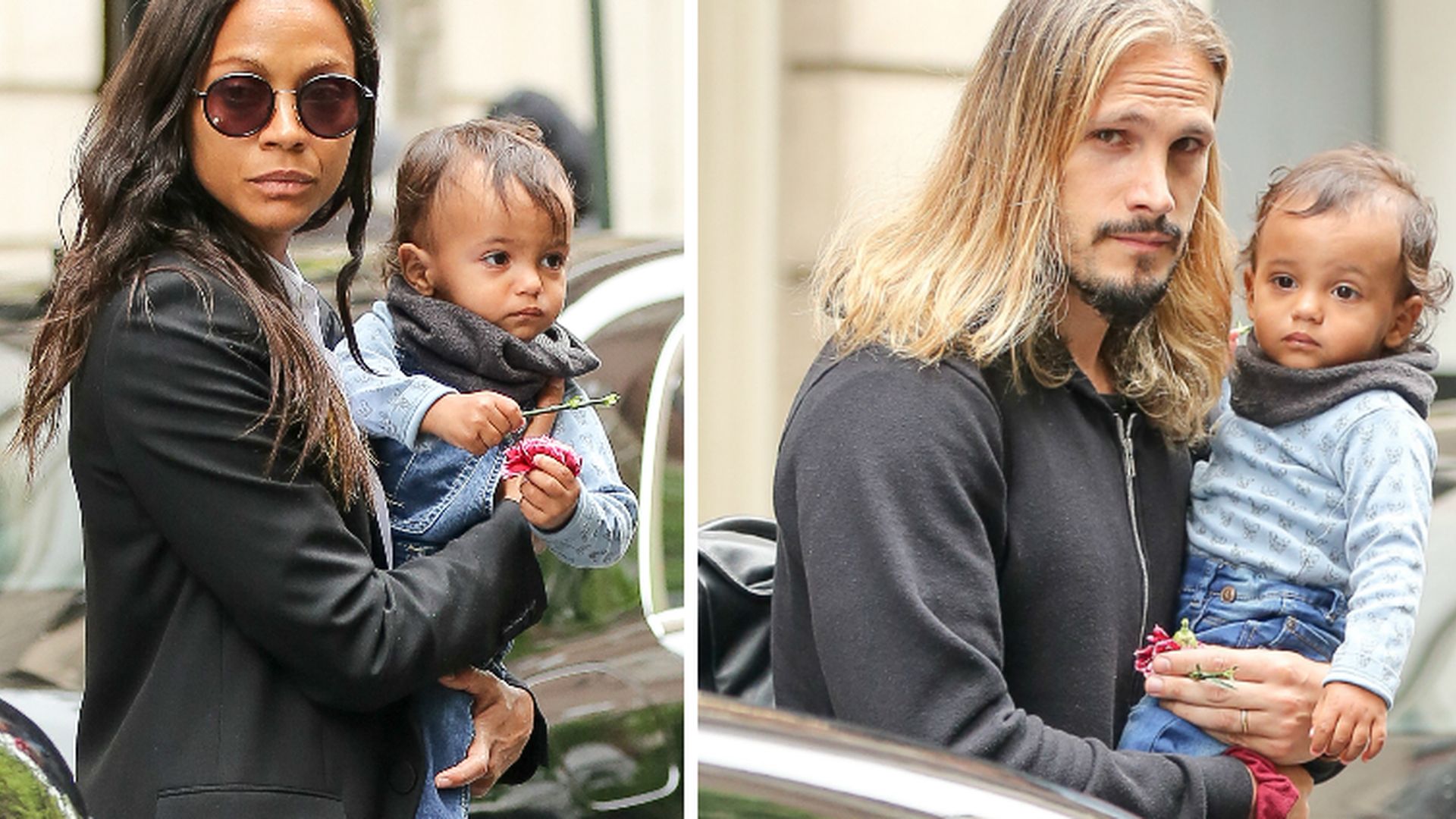 Niedlich So hat man Zoe Saldanas Twins noch nicht gesehen! Promiflash.de