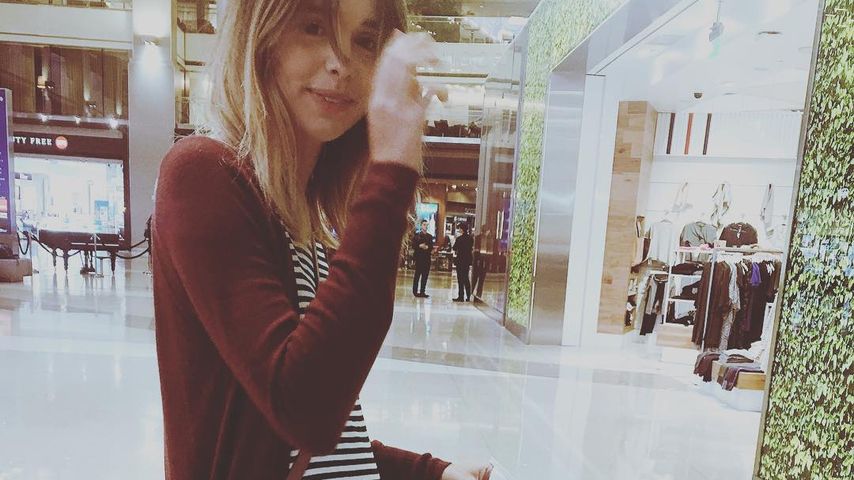 Acacia Brinley während ihrer ersten Schwangerschaft
