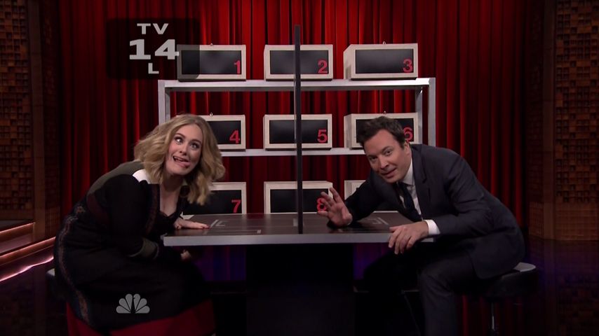 Adele Adkins und Jimmy Fallon
