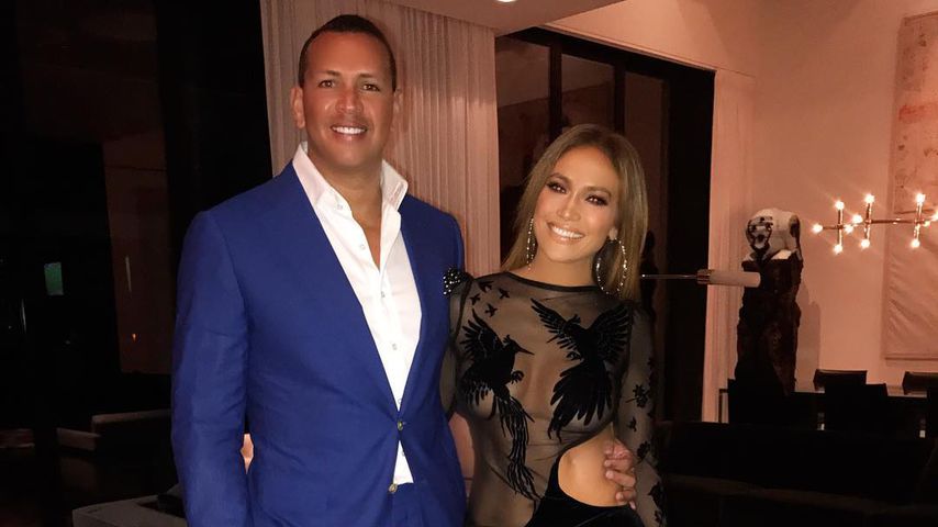 Alex Rodriguez und Jennifer Lopez