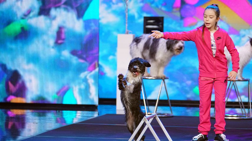 Alexa Lauenburger beim "Supertalent"-Finale 2017