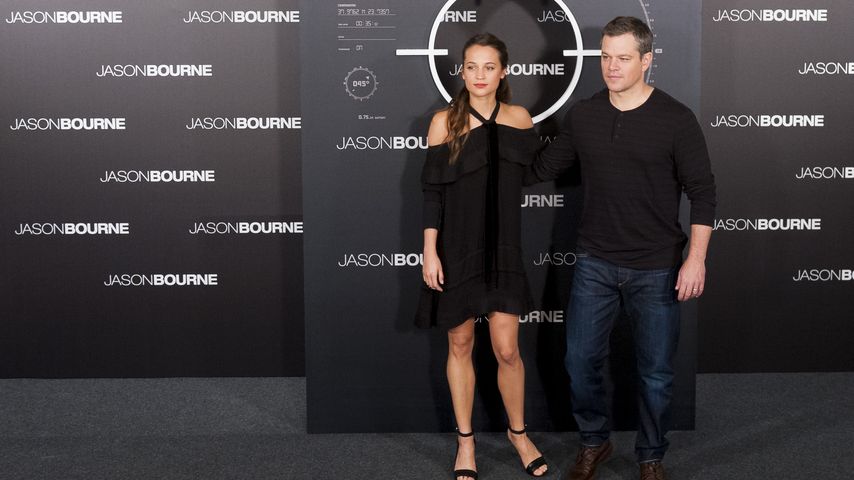 Alicia Vikander und Matt Damon