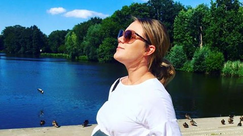Alina Merkau während ihrer Schwangerschaft