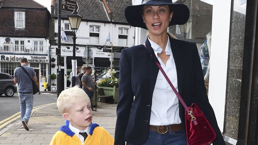 Amadeus Becker und Lilly Becker in London