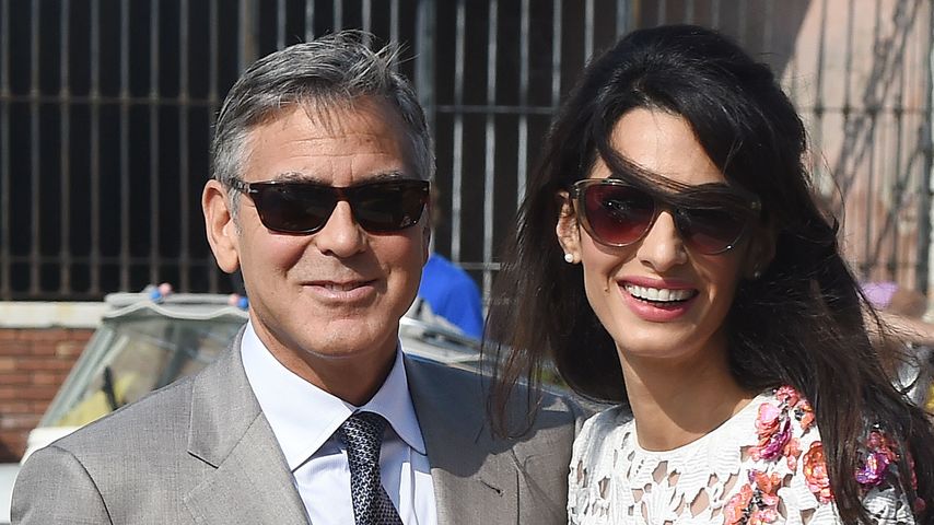 George und Amal Clooney bei ihrer Hochzeit 2014 in Venedig