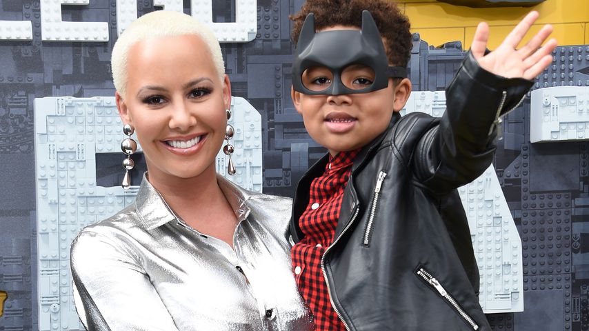 Amber Rose und Sebastian Taylor Thomaz auf der US-Premiere des Lego Batman Films