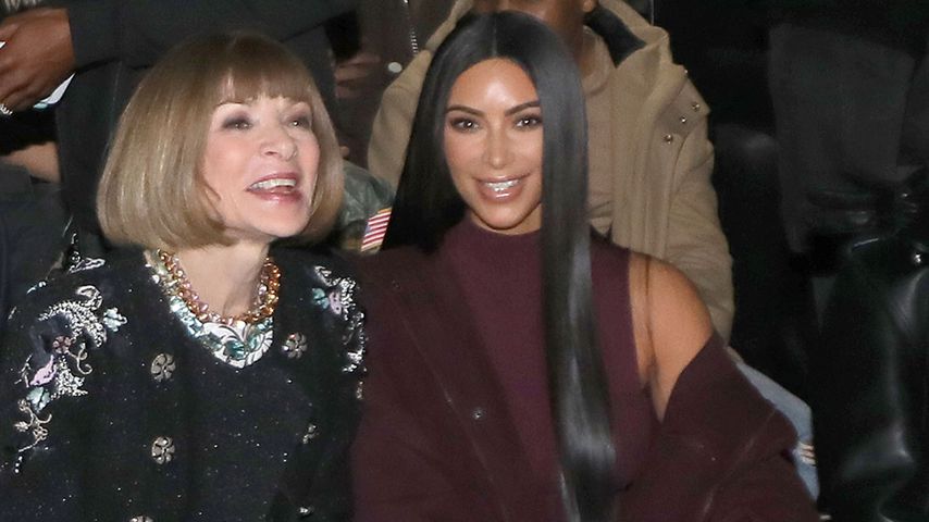 Anna Wintour und Kim Kardashian bei der "Yeezy Season 5"-Show