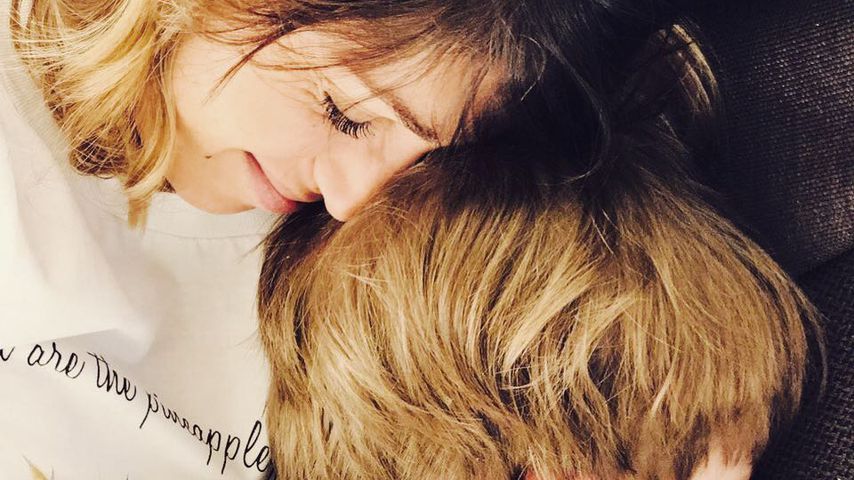 Anna Wolfers mit ihrem Sohn Emil