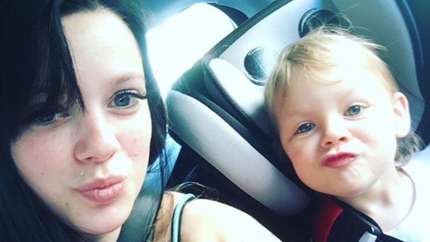 Anne Wünsche mit Tochter Miley
