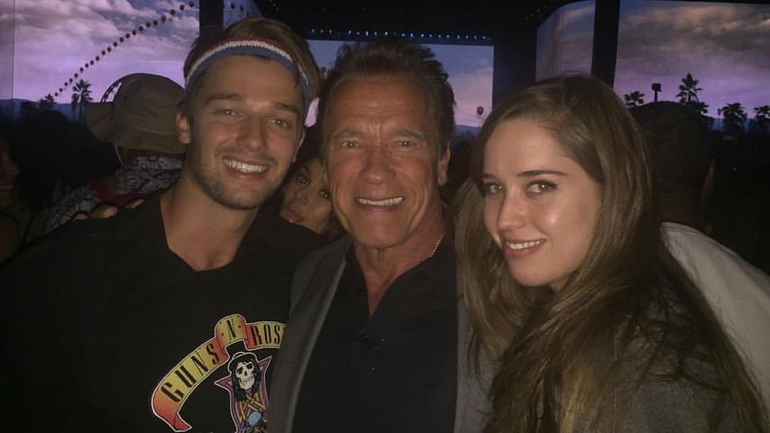 Arnold Schwarzenegger, Patrick Schwarzenegger und Christina Schwarzenegger