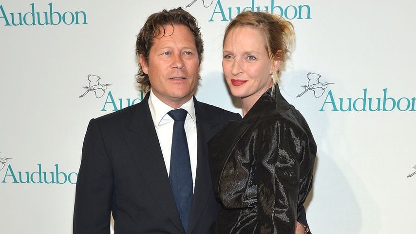 Arpad Busson und Uma Thurman National Audubon beim Society Gala-Dinner 2013 in NYC