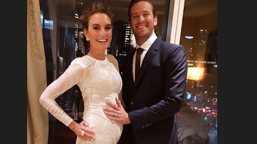 Arrmie Hammer und seine schwangere Elizabeth Chambers