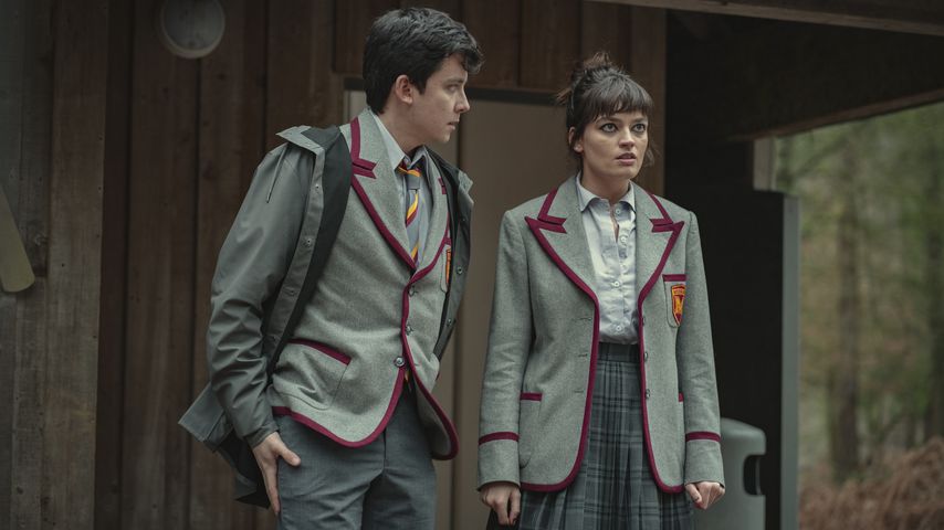 Asa Butterfield und Emma Mackey in "Sex Education"-Staffel drei