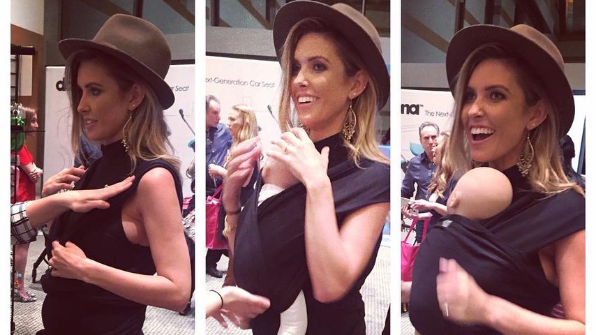 Audrina Patridge beim Mama-Training