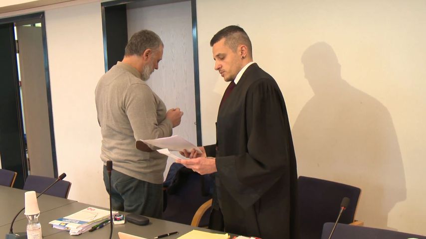 Axel G. vor dem Gericht Neubrandenburg