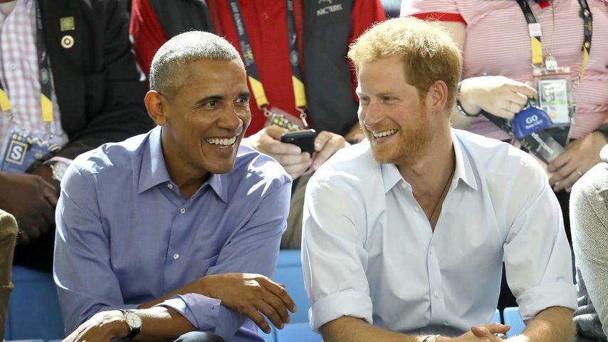 Barack Obama und Prinz Harry bei den Invictus Games 2017