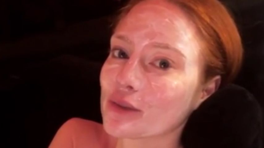 Anti-Nervös-Maske: Barbara Meier relaxt kurz vor Live-Shows!