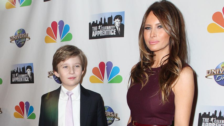 Barron Trump mit Mutter Melania in New York