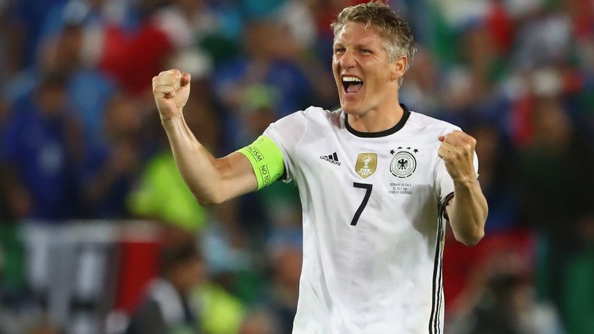 Bastian Schweinsteiger beim EM-Viertelfinale Deutschland gegen Italien in Bordeaux