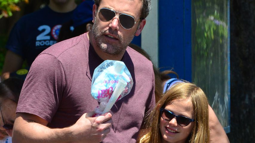 Ben Affleck mit seinen Kindern Violet und Samuel